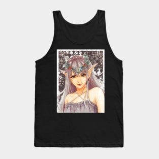 Beautiful Elf Girl Tank Top